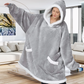 Ultracomfortabele grote plaid hoodie voor totale ontspanning 